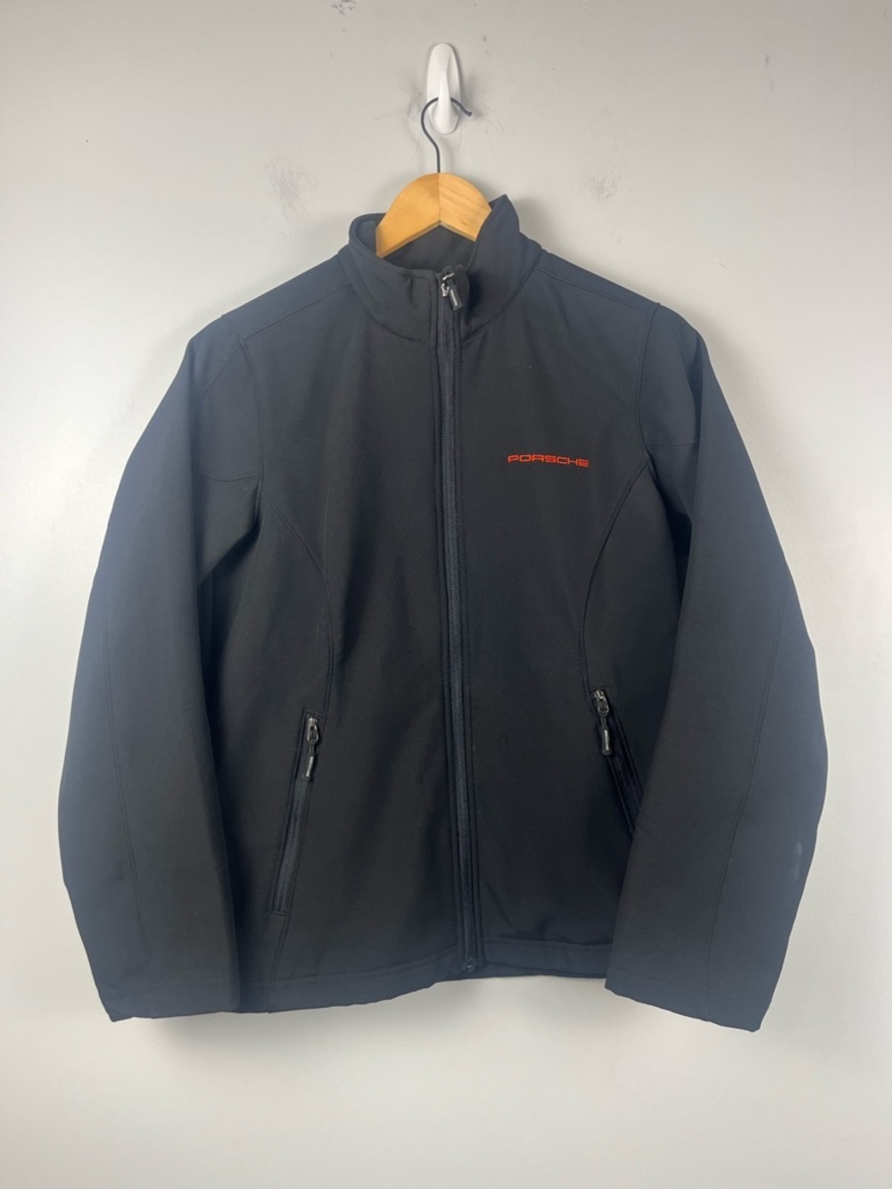 Core365 Porsche 2014 black womens zip up jacket size small